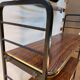 Etagère sur pieds / de sol en fer forgé et Formica - Vintage 1960