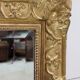 Golden wood mirror, regency style, late 19th century