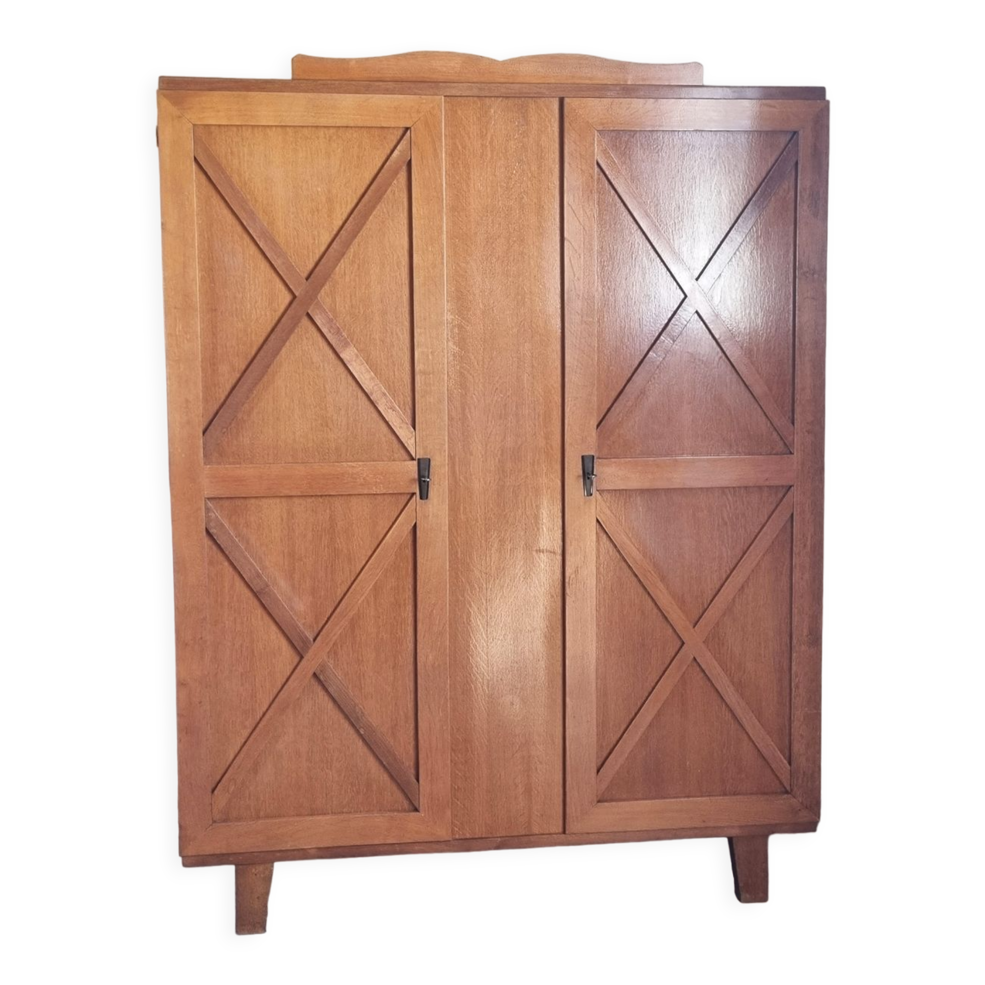 Vintage wardrobe wardrobe oak, 50s