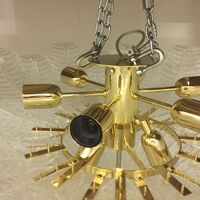 Murano glass flush mount