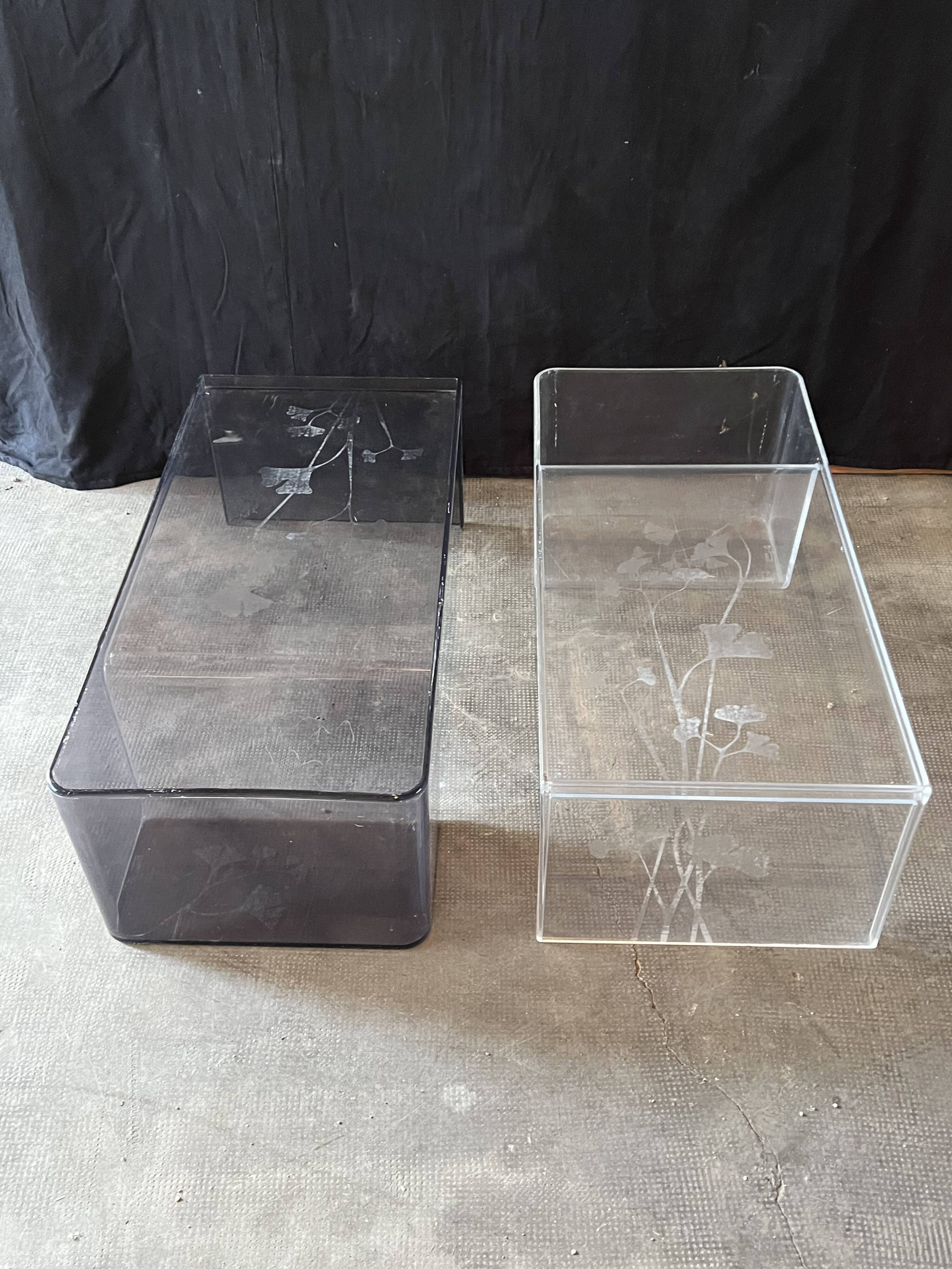 Pair of kartell coffee table