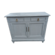 Parisian buffet old gray patina 2 doors 2 drawers