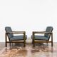 Mid Century Armchairs By Zenon Bączyk, 1960's, Set Of 2