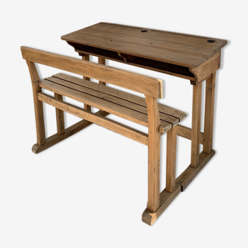 Bureau pupitre d'écolier début XXème