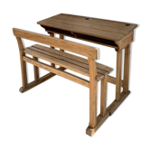 Bureau pupitre d'écolier début XXème