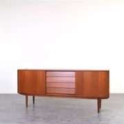 Mid-Century Teak Scandinavian Sideboard by Nils Jonsson for P.S. Heggen