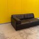 De Sede DS-76 Modular 2-Seater Sofa / Sofa Bed – Black Leather (1970s)