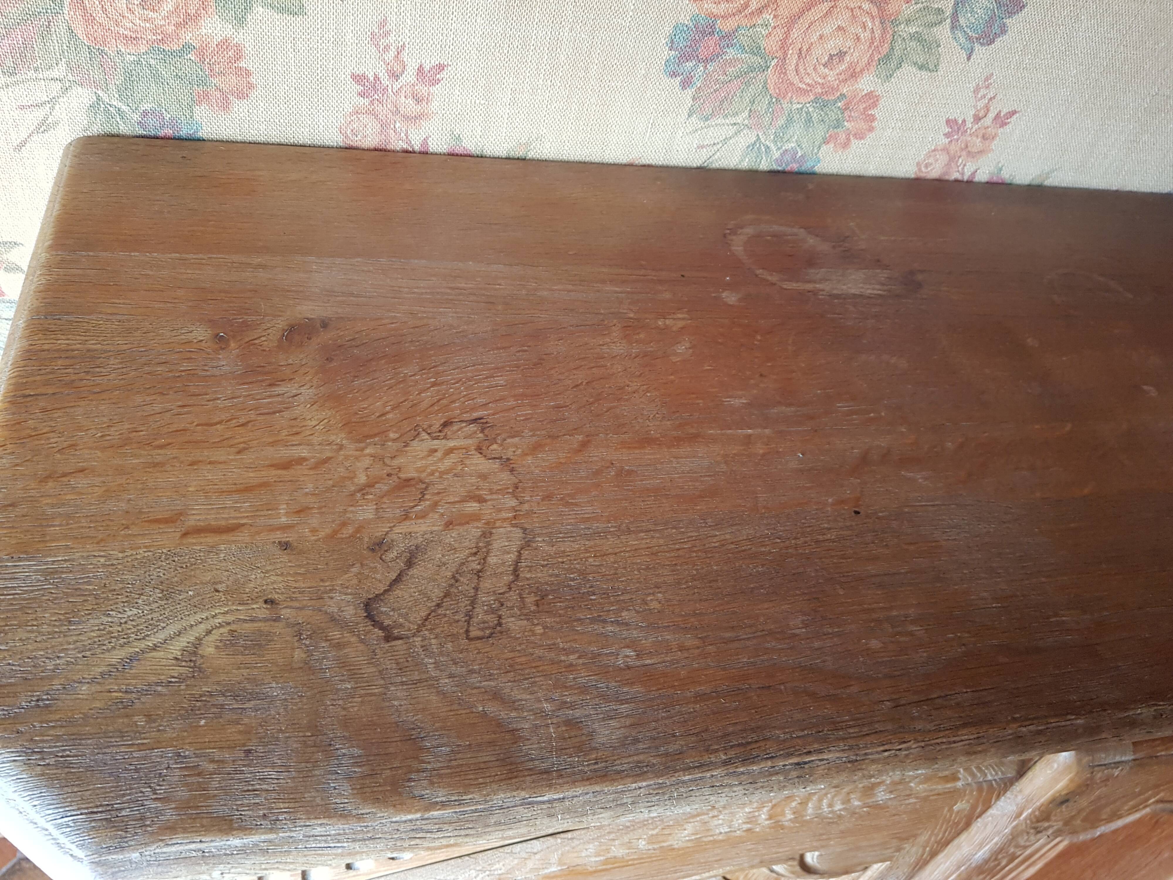 Enfilade oak brut 80s local carpenter