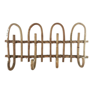 Porte manteau en rotin