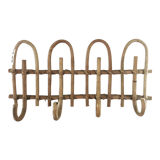 Rattan coat rack
