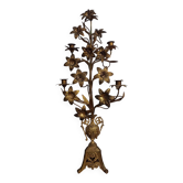 Gilded bronze candelabra, France, late 19th century