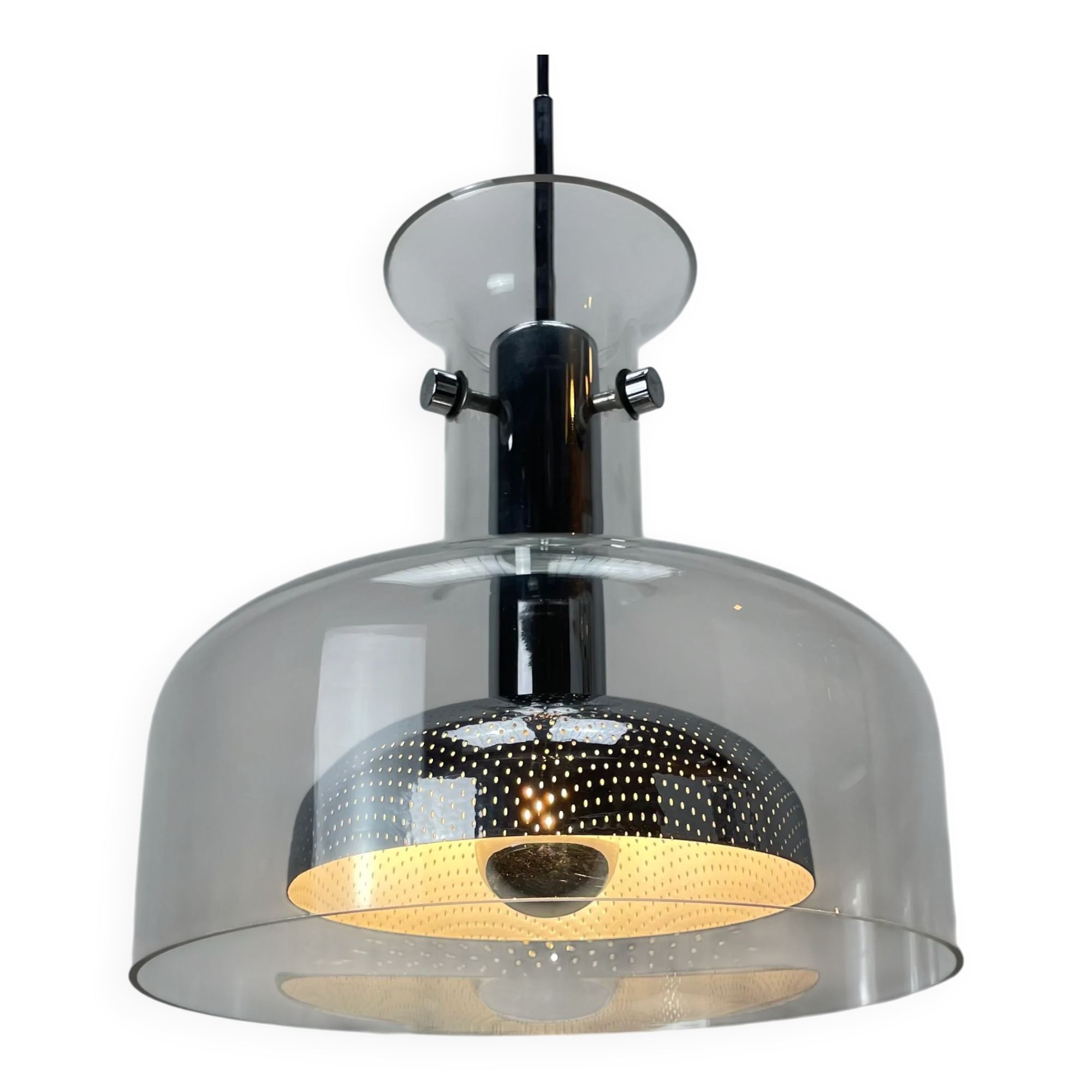 Swedish 'Crystal' suspension by Anders Pehrson for Atelje Lyktan 1970