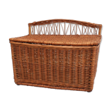 Wicker toy chest