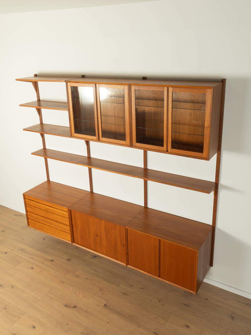 Cado | poul cadovius classic shelving system, 1960s, teak veneer
