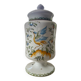 Ancien pot d’apothicaire faïence Moustiers