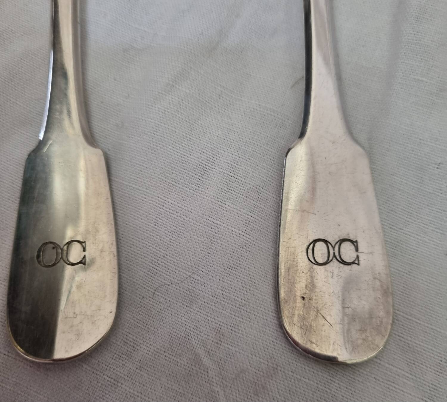 Christofle salad serving cutlery