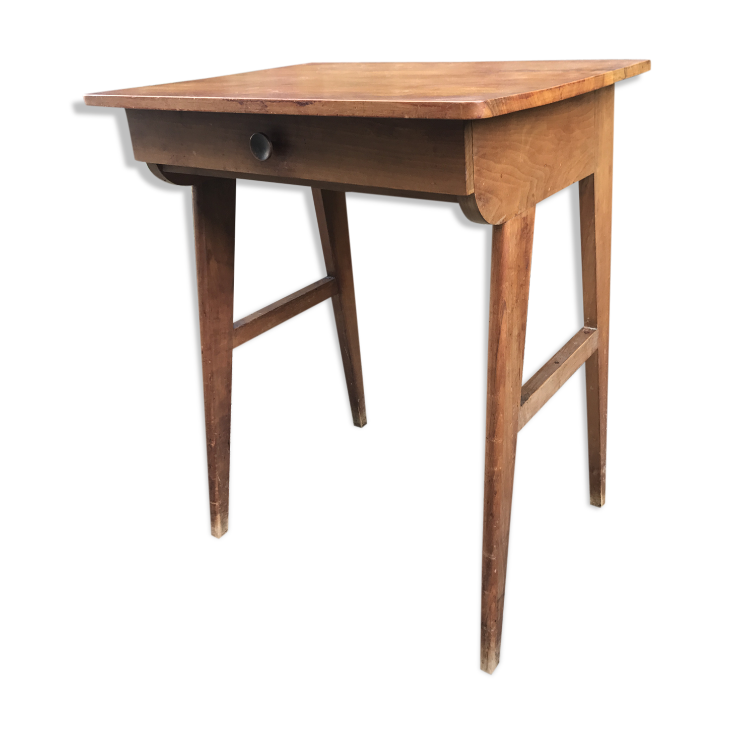 Office vintage walnut with compass feet