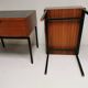 Pair of bedside tables / vintage sofa end, design 50s 60s