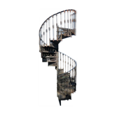 XXeme iron cast-iron staircase