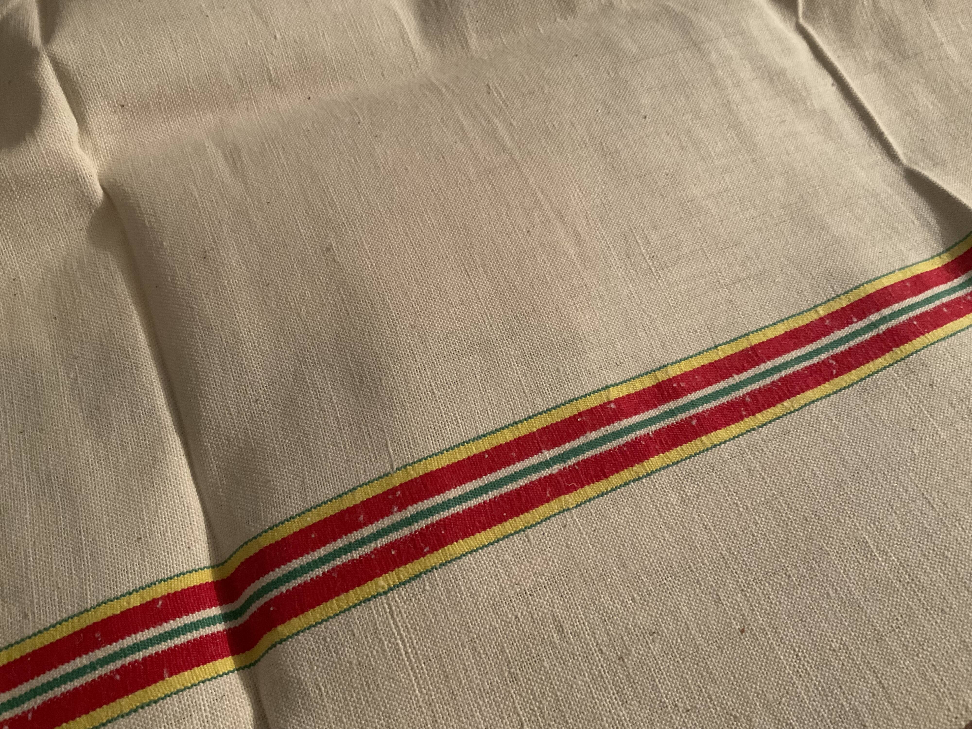 Set of 2 mixed tea towels. Blue flower . 82x60