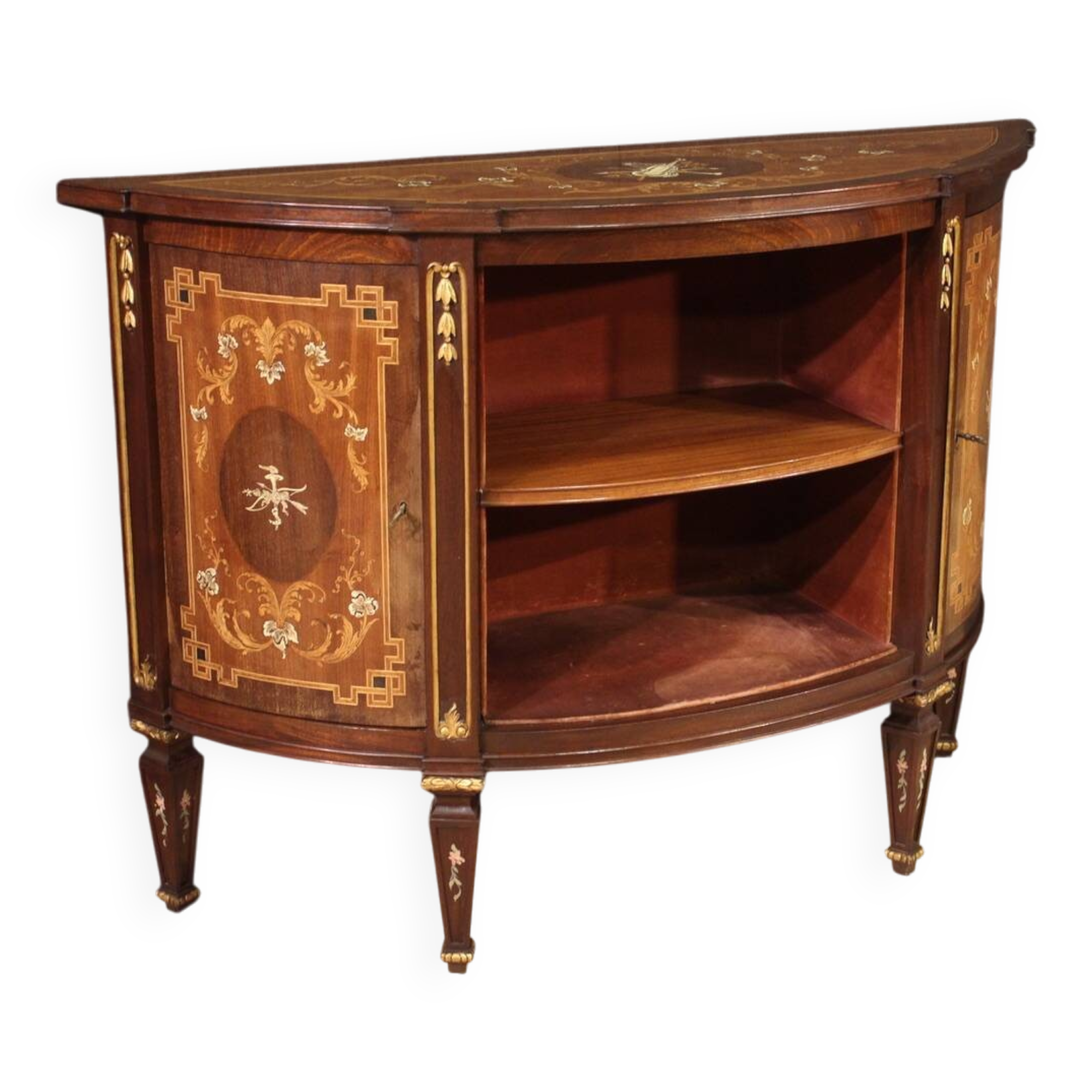 Elegant Louis XVI style inlaid sideboard