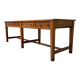 Grande table à draperie en bois antique