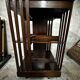 Revolving bookcase in mahogany and marquetry - art deco