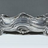 Jardinière en Bronze argenté, Victor Saglier, Art Nouveau – Fin XIXème