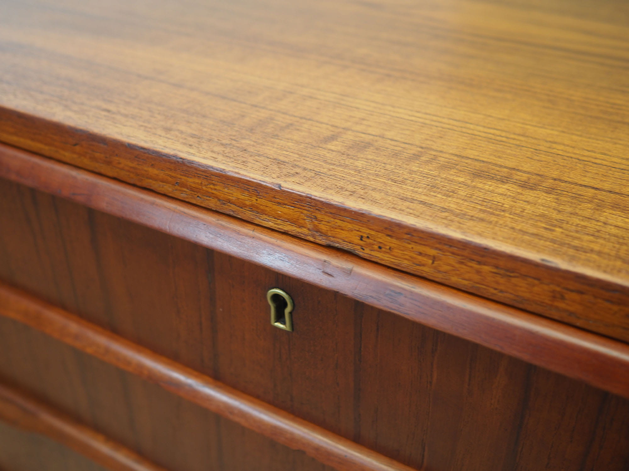 Teak chest of drawers danish design vintage
