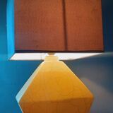 Vintage 50s cracked ceramic lamp