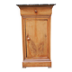 Antique Louis Philippe bedside table in wood and marble.
