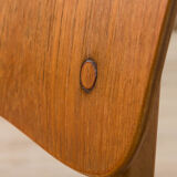 Danish mid century modern teak desk chair 1960