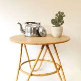 Nice rattan coffee table, vintage