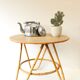 Nice rattan coffee table, vintage