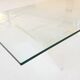 Glass and plexiglass coffee table 1970