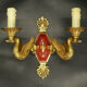 Pair of Empire style swan sconces Petitot