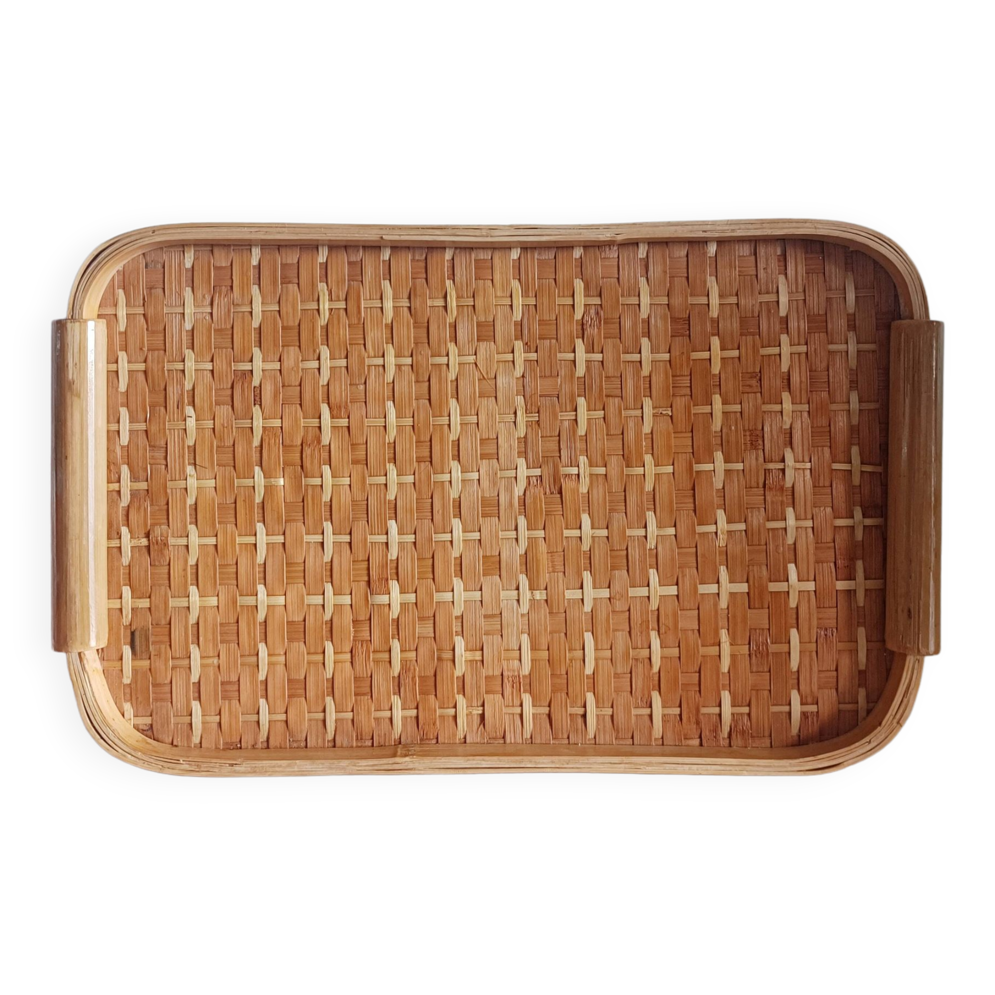 Rattan tray