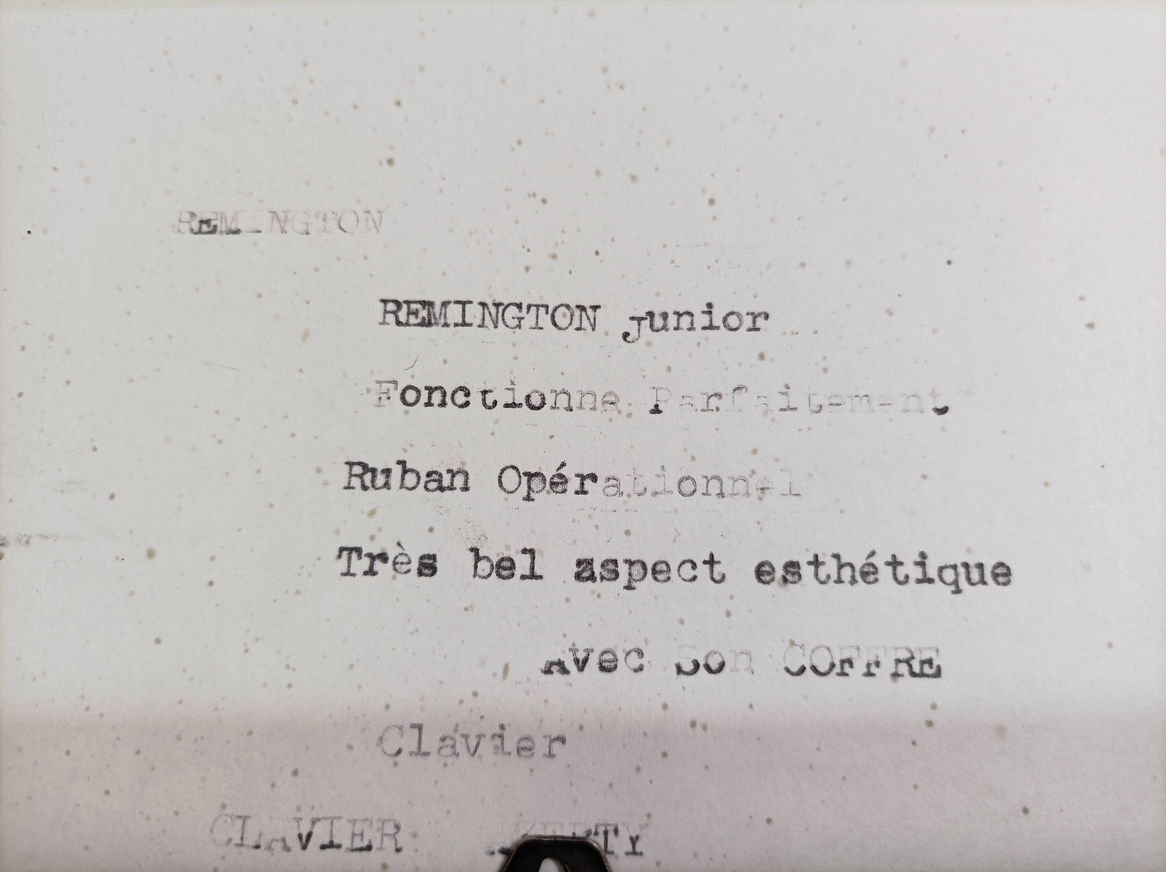 Remington Junior typewriter 1930s