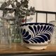 Vintage hard blue & white ceramic bowl - Anfora: art from Madagascar - TBEG!