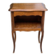 Louis XV wooden bedside table with drawer