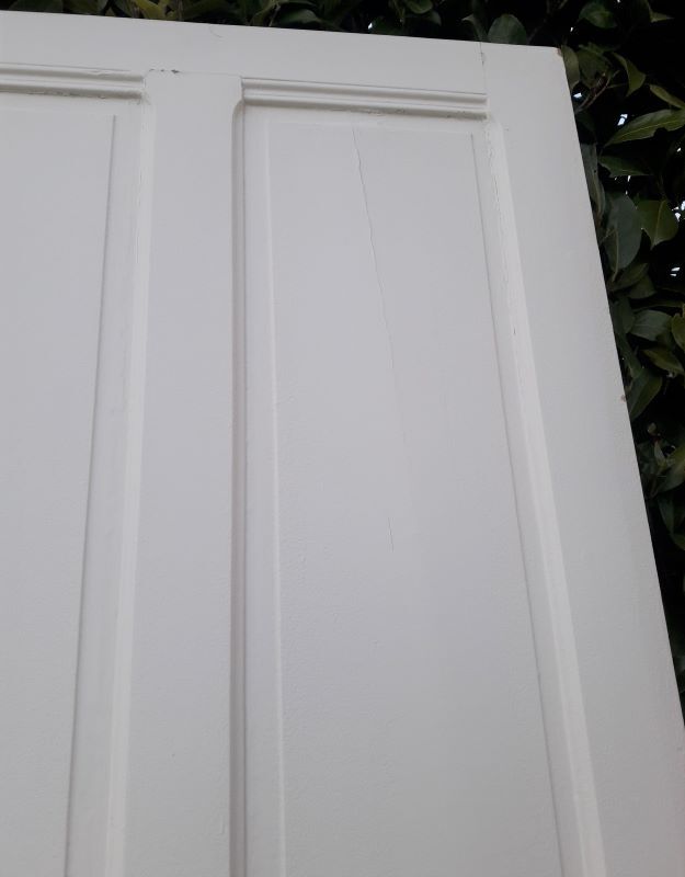 Communication door 82,5x216,8cm old molded