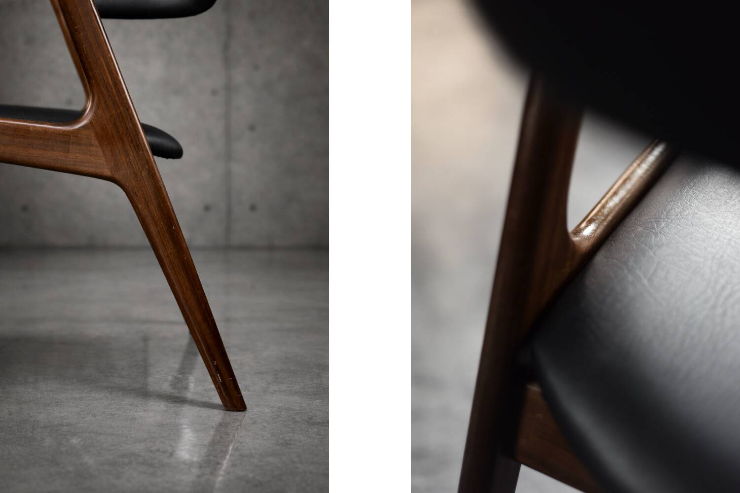 Mid-Century Danish Modern Teak Office Chair Model Fire by Kai Kristiansen