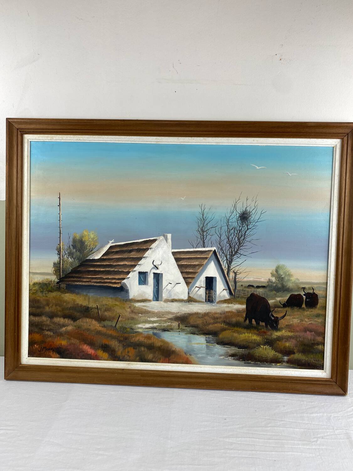 Keeper's huts by Jean Marignan