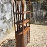 Rattan shelf