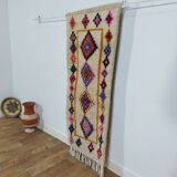 Handmade wool Berber rug 165 X 70 CM