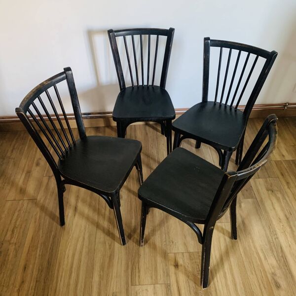 Ensemble de 4 chaises Baumann modèle 153