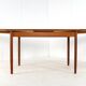 Extendable rectangular dining table "Horsbyg" - Danish design in teak