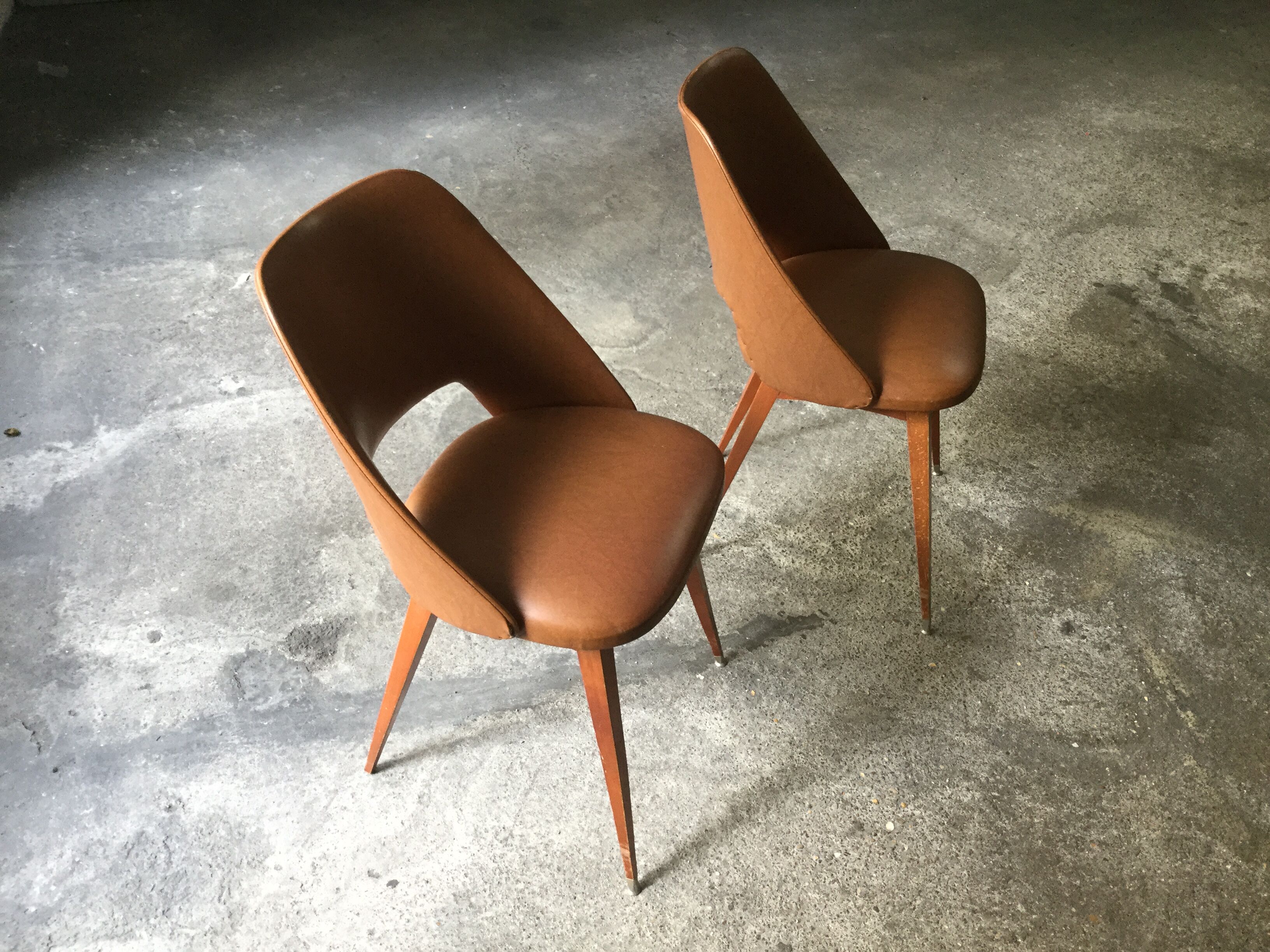Vintage chairs of the 60s