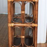 Bamboo & rattan shelf