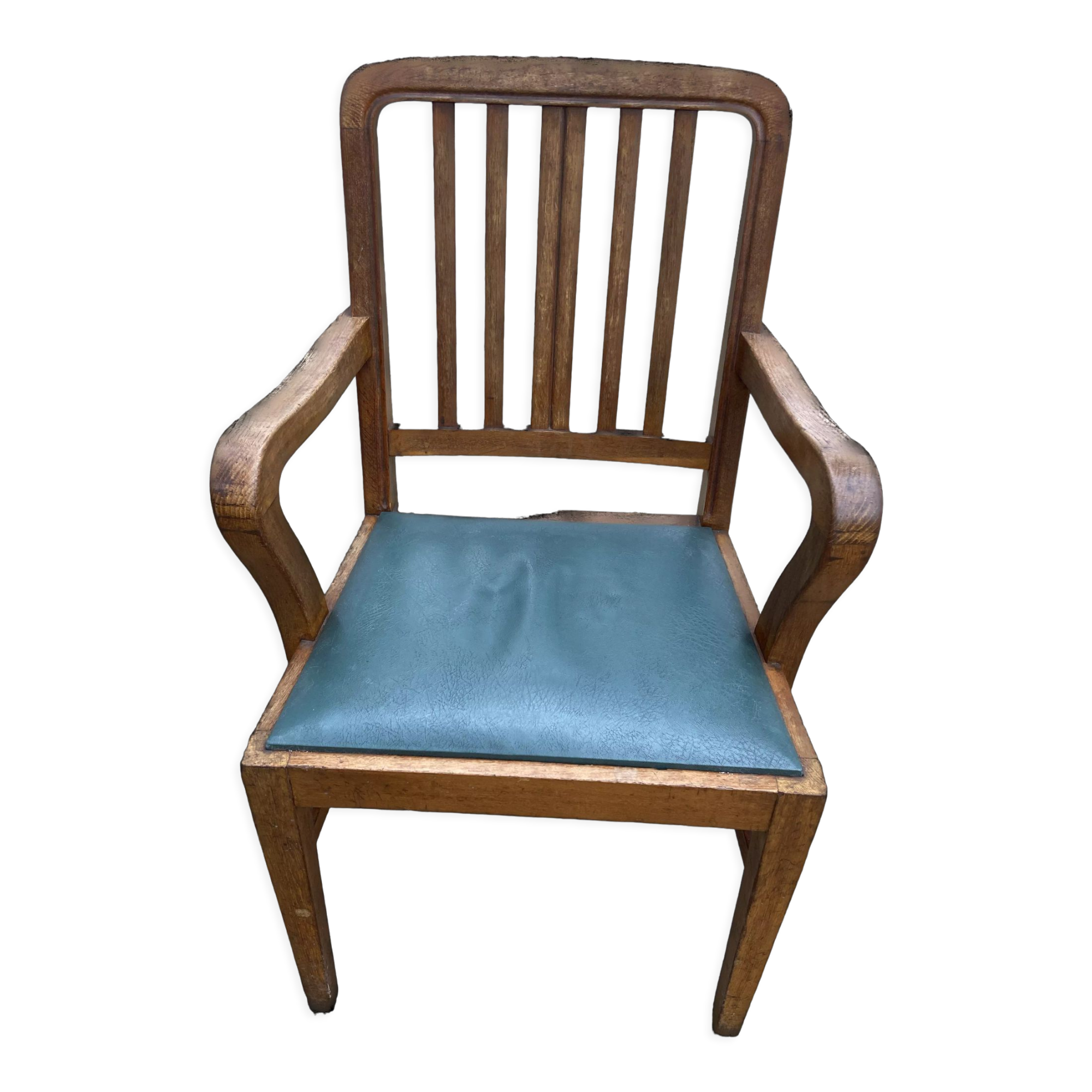 Antique wooden armchair